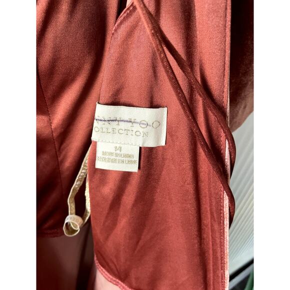 Jenny Yoo Ellis Dress Velvet 14 BHLDN NEW - Picture 6 of 6